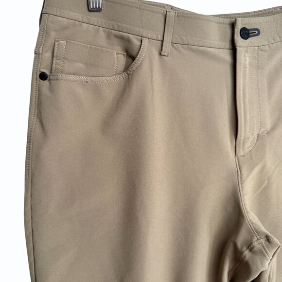 Public Rec Everyday Golf Performance Tech 5 Pocket Pants Beige Mens 38/36 Stretc - Picture 2 of 12